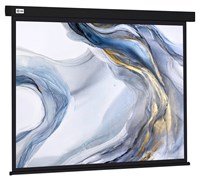 Экран Cactus Wallscreen CS-PSW-180X180-BK 1:1 настенно-потолочный белый, корпус черный (180x180 см.)