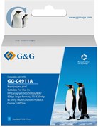 Струйный картридж G&G GG-C4911A голубой для HP DJ 500, 800C (72 мл)