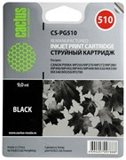 Cтруйный картридж Cactus CS-PG510  черный для Canon Pixma MP240, MP250, MP260, MP270, MP480, MP490, MP492, MX320, MX330 (9 мл)