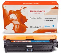 Лазерный картридж Print-Rite PR-CE741A (CE741A / TFHAN7YPU1J) голубой для HP CLJ CP5220, CP5221 (7&#39;300 стр.)