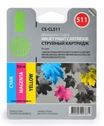 Струйный картридж Cactus CS-CL511 (CL-511) многоцветный для Canon MP240, MP250, MP260, MP270, MP480, MP490 (9 мл)