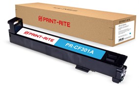 Лазерный картридж Print-Rite PR-CF301A (CF301A / TRHGM7CPRJ) голубой для HP CLJ Ent M880 (30&#39;000 стр.)