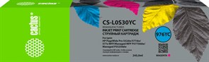 Струйный картридж Cactus CS-L0S30YC (HP 976YC) пурпурный для HP PageWide P55250dw, P57750dw (245 мл)