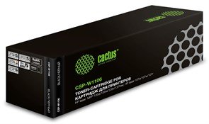 Лазерный картридж Cactus CSP-W1106X (HP 106X) черный для HP Laser 107a, 107r, 107w, 135a MFP, 135r MFP, 135w MFP, 137fnw MFP (3'000 стр.)