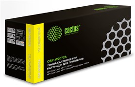 Лазерный картридж Cactus CSP-W2072A (HP 117A) желтый для HP Color Laser 150a, 150nw, 178nw MFP, 179fnw MFP  (700 стр.)