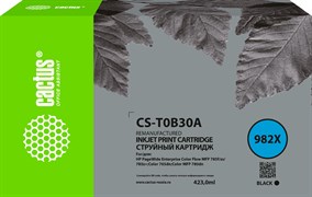 Струйный картридж Cactus CS-T0B30A (HP 982X) черный для HP PageWide 765dn, 780 Enterprise Color