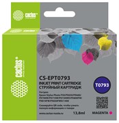 Струйный картридж Cactus CS-EPT0793 пурпурный для Epson Stylus Photo 1400, 1500, PX700, 710 (13.8 мл)