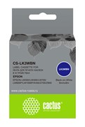 Картридж ленточный Cactus CS-LK3WBN черный для Epson LW300, LW400, LW700, LW600P, LW1000P, K400, Z700, Z900