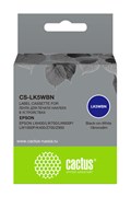 Картридж ленточный Cactus CS-LK5WBN черный для Epson LW300, LW400, LW700, LW600P, LW1000P