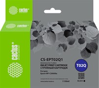 Струйный картридж Cactus CS-EPT02Q1 (T02Q) черный пигментный для Epson WorkForce Enterprise WF-C20600D4TW (1'084 мл)