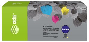 Струйный картридж Cactus CS-EPT8044 (T8044) желт.пигм. для Epson SureColor SC-P6000, 7000, 8000, 9000 (700 мл)