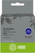 Этикетки Cactus CS-LW-99012 сег.:89x36мм черный белый 260шт/рул Dymo Label Writer 450/4XL