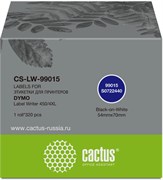 Этикетки Cactus CS-LW-99015 сег.:70x54мм черный белый 320шт/рул Dymo Label Writer 450/4XL