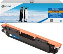 Лазерный картридж G&G GG-CE311A (CE311A) голубой для HP LaserJet Pro MFP M175nw, CP1025, 1025nw, M275 MFP, Canon LBP7010, 7018C (1'000 стр.)