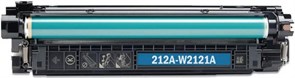 Лазерный картридж G&G GG-W2121A (HP 212A) голубой для HP Color LJ M554, M555, 578 Enterprise (4'500 стр.)