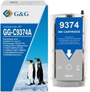 Струйный картридж G&G GG-C9374A серый для HP Designjet T610, T770, T790eprinter, T1300eprinter, T1100 (130 мл)