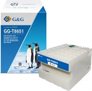 Струйный картридж G&G GG-C13T865140 (T8651) черный для Epson WorkForce Pro WF-M5690DWF, M5190DW (176 мл)