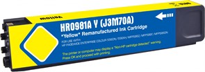 Картридж струйный Cactus CS-J3M70A 981A желтый для HP PageWide 556dn Enterprise/586dn