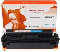 Лазерный картридж Print-Rite PR-W2031A (W2031A / TFHBKPCPU1J) голубой для HP Color LaserJet M454dn Pro, 479 (2&#39;100 стр.)
