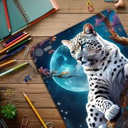 Коврик для мыши Cactus Snow Leopard 400x300x3мм (CS-MP-PRO16XL)