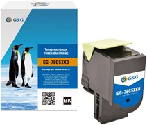 Лазерный картридж G&G GG-78C5XK0 (78C5XK0) черный для Lexmark CS421, CS421dn, CS521, CS521dn, CS622, CS622de, CX421, CX421adn, CX522, CX522ade, CX622, CX622ade, CX625, CX625ade, CX625adhe (8'500 стр.)