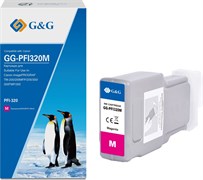 Струйный картридж G&G GG-PFI320M PFI-320M пурпурный для Canon imagePrograf TM-200, 200MFP, 205, 300, 300MFP, 305  (300 мл)