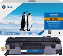 Лазерный картридж G&G GG-CE505A (GG-CE505A UNIVERSAL) черный для HP LaserJet P2035, P2035n, P2055d, P2055dn, P2055x; LaserJet Pro 400 M401, M401a, M401n, M401d, M401dn, M401dne, M401dw, MFP M425, MFP M425dn, MFP M425dw Canon i-SENSYS LBP6300dn, 6310dn, 66