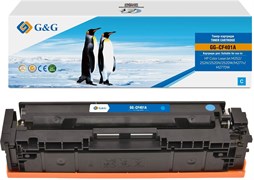 Лазерный картридж G&G GG-CF401A (CF401A) голубой для HP CLJ M252, 252N, 252DN, 252DW, M277n, M277DW (1'400 стр.)