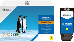 Лазерный картридж G&G GG-74C5SY0 (74C5SY0) желтый для Lexmark CS720de, CS720dte, CS725dte, CS725de, CX725de, CX725dhe (7'000 стр.)