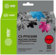 Струйный картридж Cactus CS-PFI030M (PFI-030M) пурп.пигм. для Canon imagePROGRAF TA-20, 30 (55 мл)