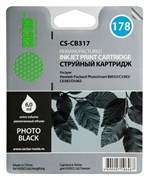 Струйный картридж Cactus CS-CB317 (HP 178) фото-черный для HP PhotoSmart 7510 C311, 7520, B8553, C309, C310, C410, C5300, C5380, C5383, C6383, D5460, D5463 (6 мл.) Струйный картридж Cactus CS-CB317 (HP 178) фото-черный для HP PhotoSmart 7510 C311, 7520, B8553, C309, C310, C410, C5300, C5380, C5383, C6383, D5460, D5463 (6 мл.)