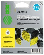 Струйный картридж Cactus CS-CB320 (HP 178) желтый для HP DeskJet 3070A B611, 3522; PhotoSmart 5510 B111, 5520, 7520, B010, B110, B209, B210, B8553, C309, C310, C410, C5300, C5380, C5383, C6383, D5460, D5463 (6 мл.) Струйный картридж Cactus CS-CB320 (HP 178) желтый для HP DeskJet 3070A B611, 3522; PhotoSmart 5510 B111, 5520, 7520, B010, B110, B209, B210, B8553, C309, C310, C410, C5300, C5380, C5383, C6383, D5460, D5463 (6 мл.)