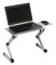Стол для ноутбука Cactus CS-LS-T8 серебристый (27x42см) - фото 15470