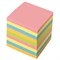 Блок для записей Brauberg непроклеенный, куб 9х9х9 см, цветной - фото 16150
