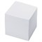 Блок для записей Brauberg, непроклеенный, куб 9х9х9 см, белый, белизна 95-98% - фото 16152