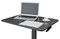 Стол для ноутбука Cactus VM-FDS102 столешница МДФ черный 80x60x121см (CS-FDS102BBK) - фото 18059