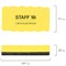 Стиратели магнитные Staff "Basic", желтые для магнитно-маркерной доски, 57х107 мм - фото 18148