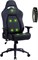 Кресло игровое Cactus CS-CHR-130-M вибромассаж, черное с подголов. - фото 20508