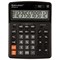 Калькулятор настольный Brauberg Extra-12-BK (206x155 мм), 12 разрядов, двойное питание, черный - фото 21020