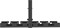 Кабель-канал Cactus CS-CM-400-1BK для столов 40x12.9x19см черный - фото 24493