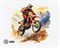 Коврик для мыши Cactus Motobike 250x200x3мм (CS-MP-D12S) - фото 24577